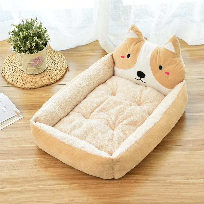 Cute Cartoon Pet Beds for Small Medium Dogs