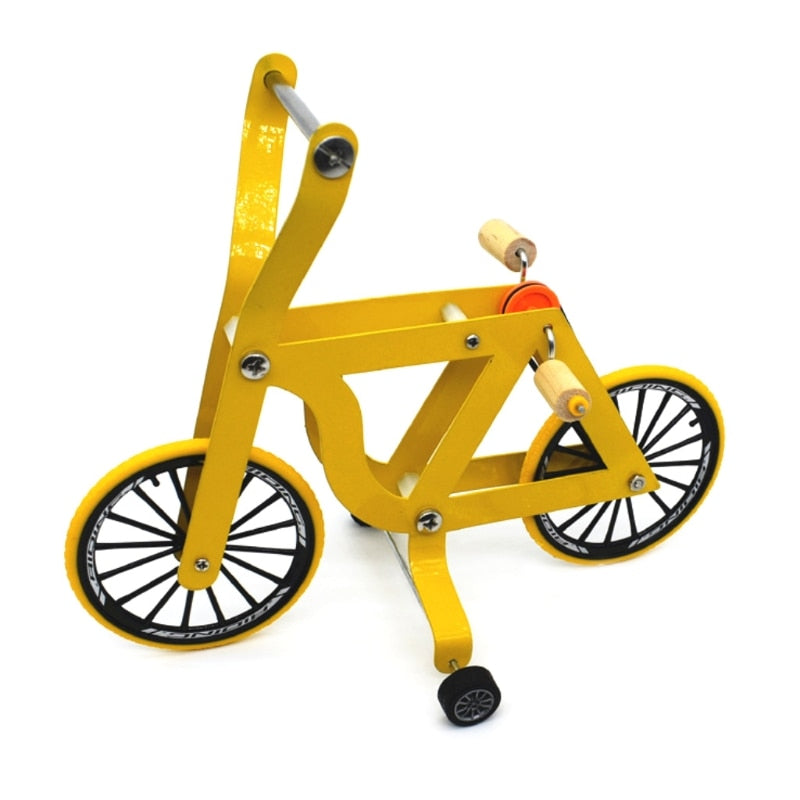 Yellow Bicycle Toy Parrot