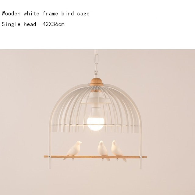 Nordic Resin Iron Bird Cage