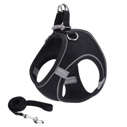 Pet Dog Reflective Harness Vest Cat Harness With Leash