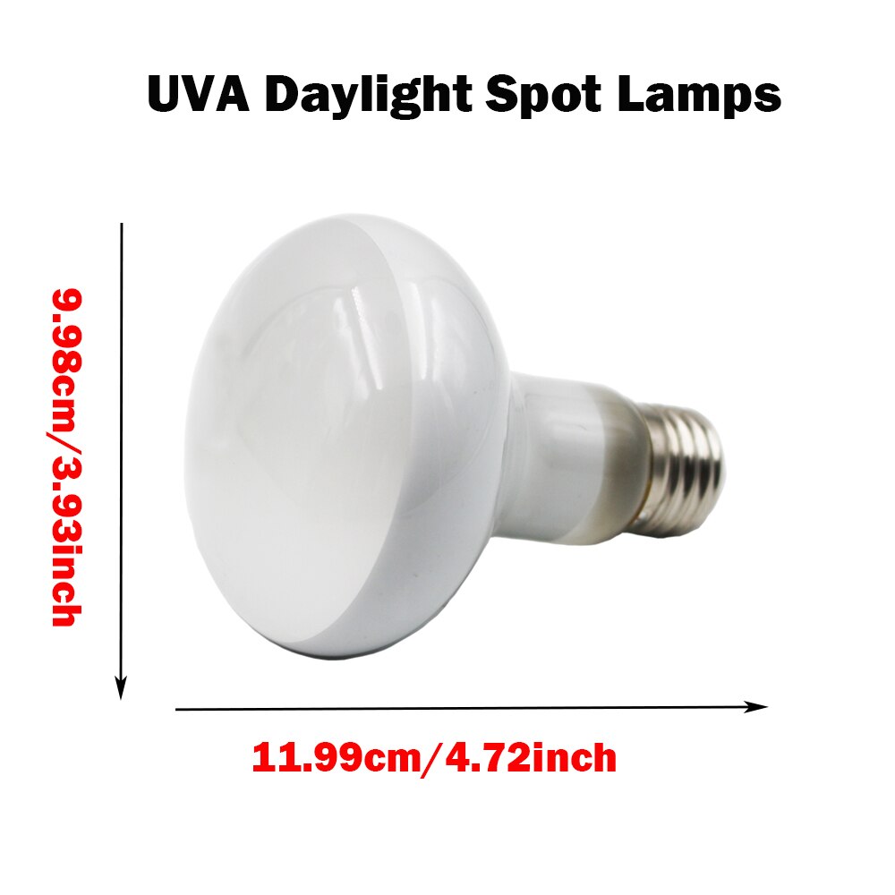 Reptile UVA Lamp Light Bulb Turtle Basking Day Sunlight Bulbs