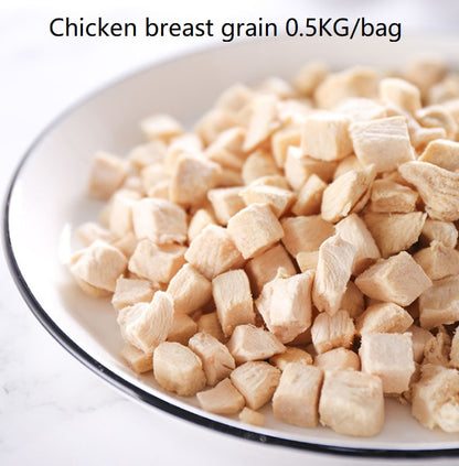 Pet chicken breast grain freeze-dried duck dog dry food