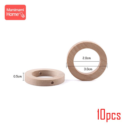 Wooden Ring Baby Teether