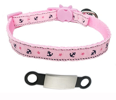 Personalized ID Tag Cat Collar Bell