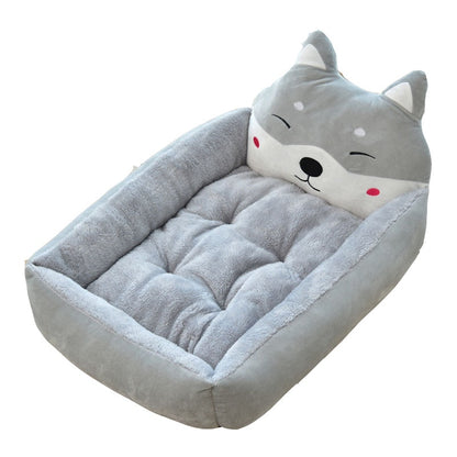 Rectangle Dog Bed Sleeping Bag Kennel Cat Puppy Sofa Bed Pet House Winter Warm Nest Soft Beds Portable for Pets Cats Basket