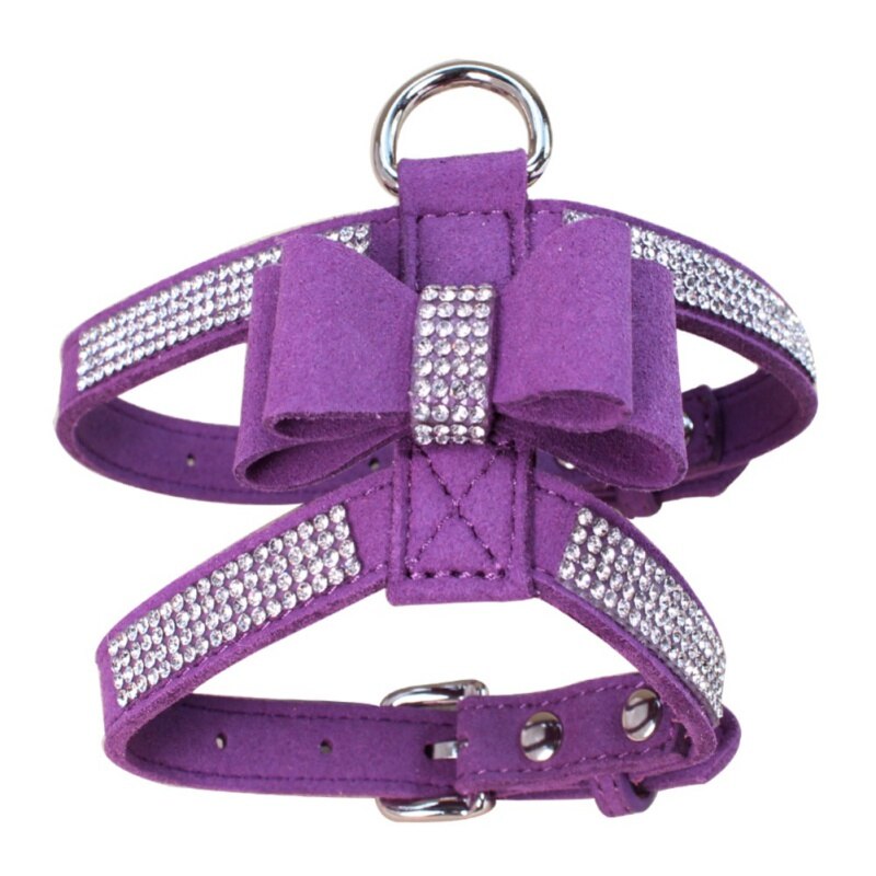 Personalized Dog Harness Bling Diamante Harness Collar