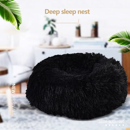 Super Soft Pet Bed Kennel Dog Round Cat Winter Warm Sleeping Bag