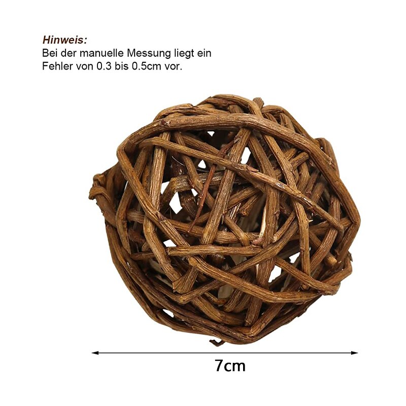 Natural Willow Balls For Small Animals Pet Rabbit
