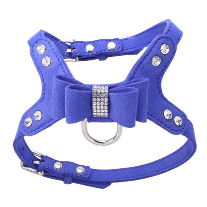 Personalized Dog Harness Bling Diamante Harness Collar