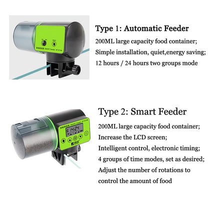 1pc Smart Automatic Fish Feeder Aquarium Tank