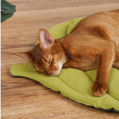 Leaf Shape Soft Dog Bed Mat