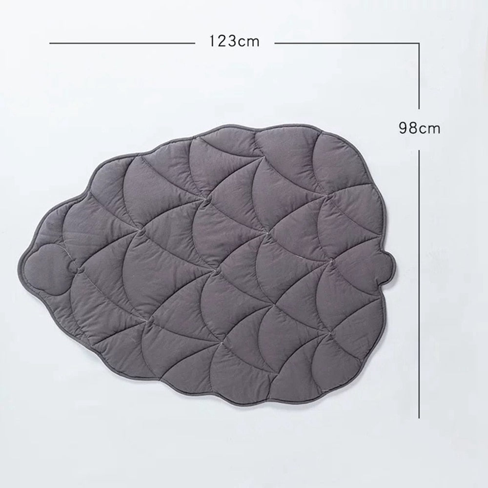 Soft Dog Leaf Shape Bed Mat