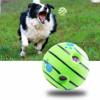 self-healing dog squeaky balls toy
