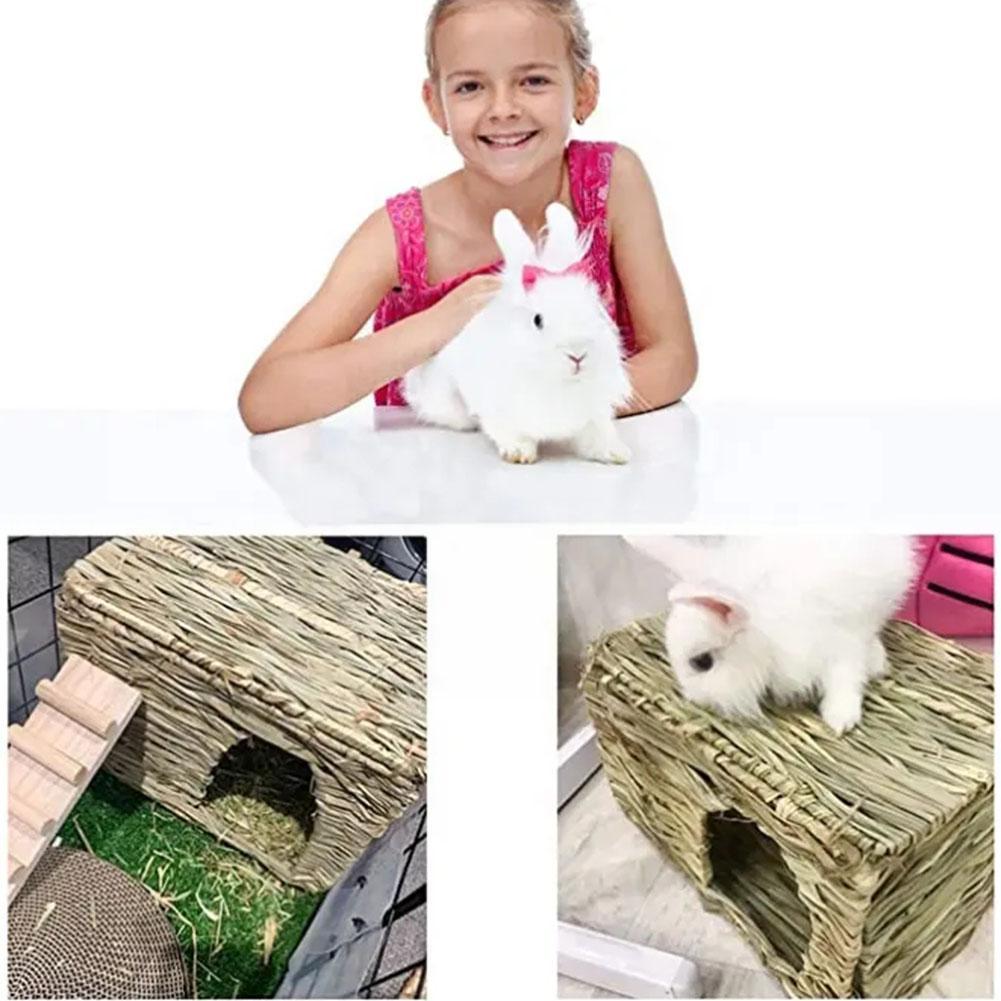 Foldable Woven Rabbit Cages