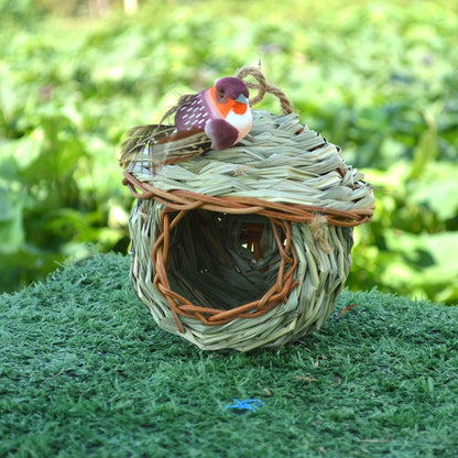 Straw Bird's Nest Cage Outdoor Warm Bird Nest