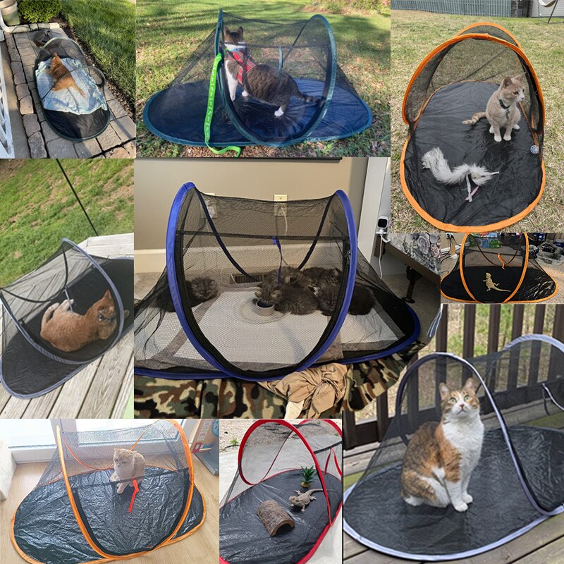 Portable Folding Pet Tent Cats House