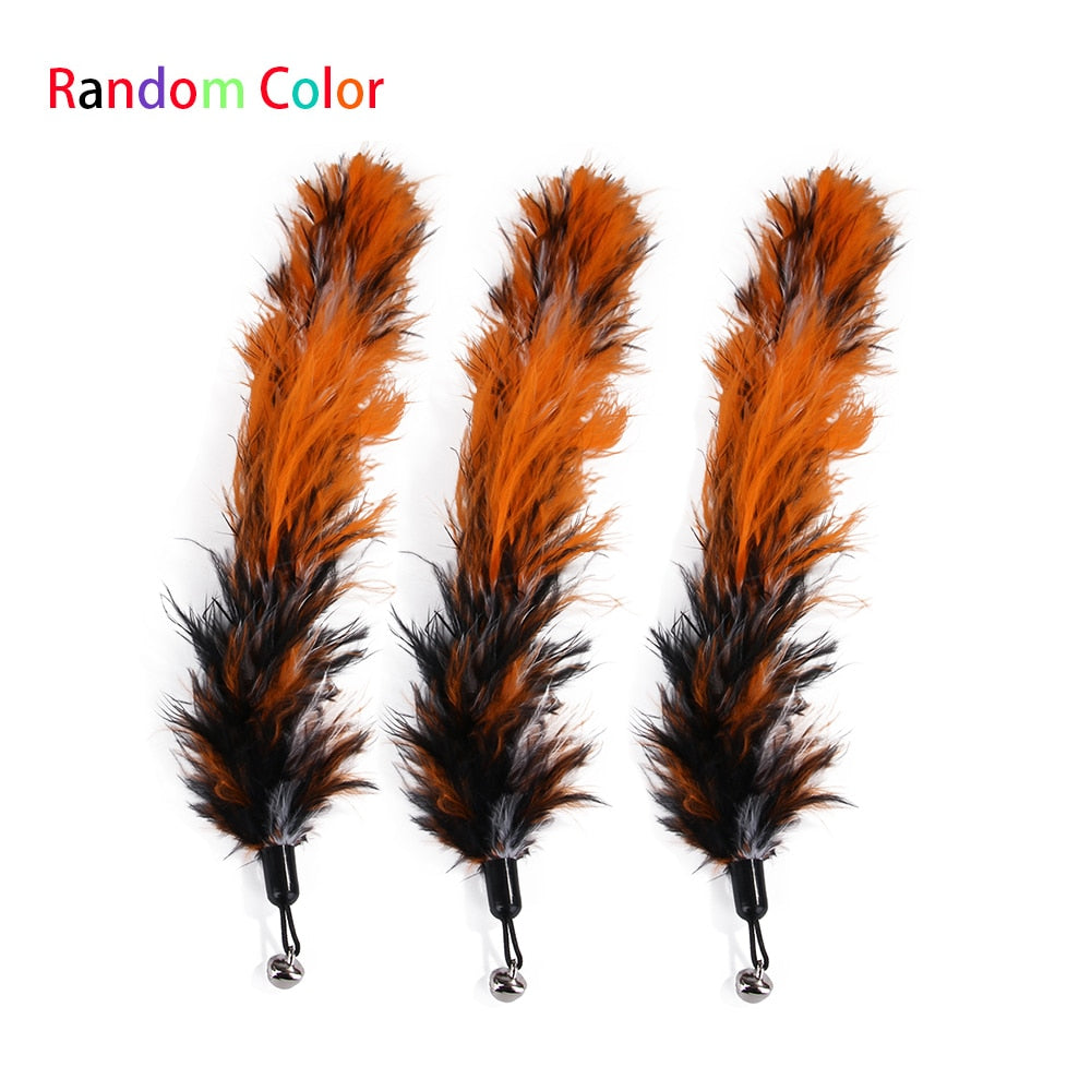 5-100Pc Interactive Cat Feather Toy