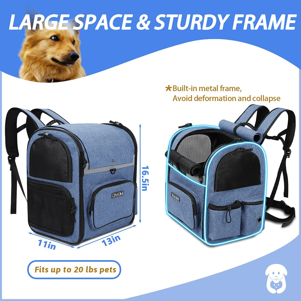 Dog Carrier Bag Pet Double Shoulder
