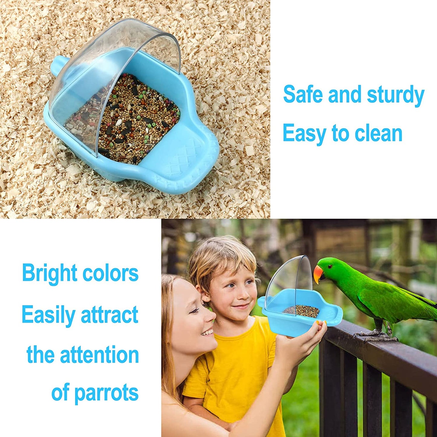 Parrot Food Tray