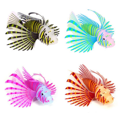 Artificial Luminous Lionfish Fish Tank