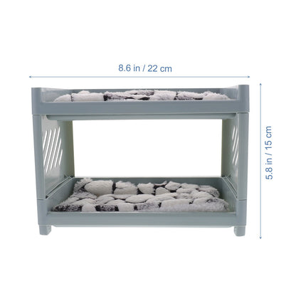 Rabbit Supplies Comfortable Hamster Bed Nest Multi-function Bunny Convenient Double-layer