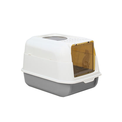 Large Cat Litter Box Foldable Fully Enclosed Cat Litter Tray