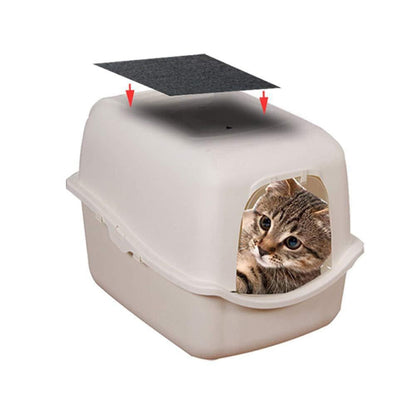 3pcs Activated Carbon Filters Cat Litter Boxes