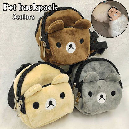 Free Shipping Cute Nylon Pet Backpack for Small Medium Dogs