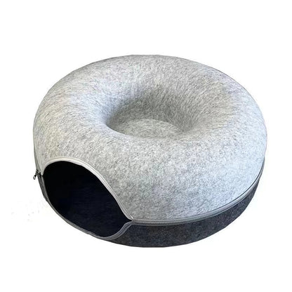 Donut Pet Cat Tunnel Interactive Play Toy