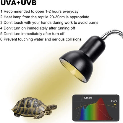 Turtle Reptile Heat Lamp