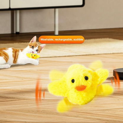Smart Cat Toys Flapping Duck Interactive Electric Bird Toys