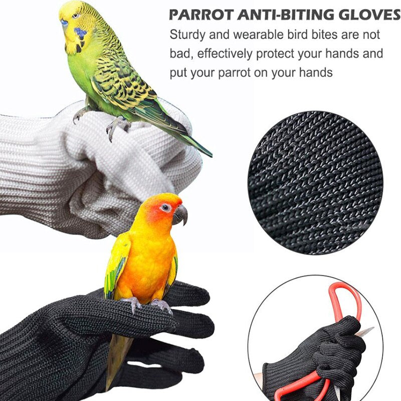 2pcs/pair Parrot Anti-bite Gloves