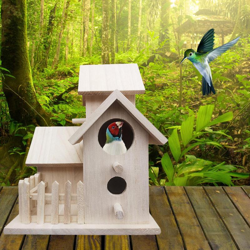 Products Birdhouse For Outside Wooden Cage Bird