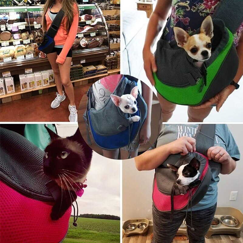 Pet Puppy Carrier S/L Outdoor Travel Dog Shoulder Bag