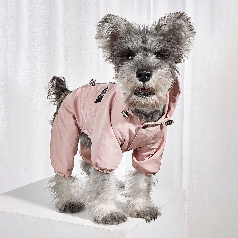 Waterproof Dog Clothes Reflective Dog Raincoat