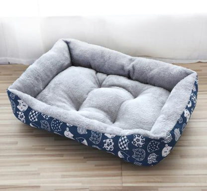 Soft Pet Bed Flannel Thickened Pet Fleece Dog House