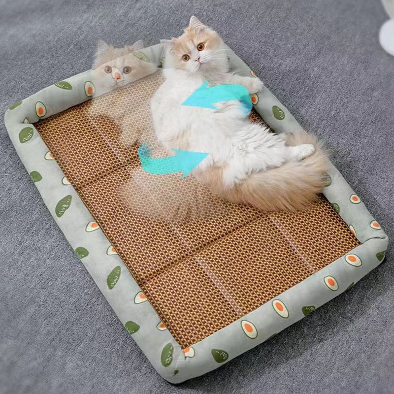 MADDEN Summer Cat Bed Lightweight Breathable Pet
