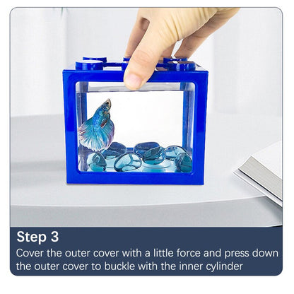 Mini Aquarium Fish Tank