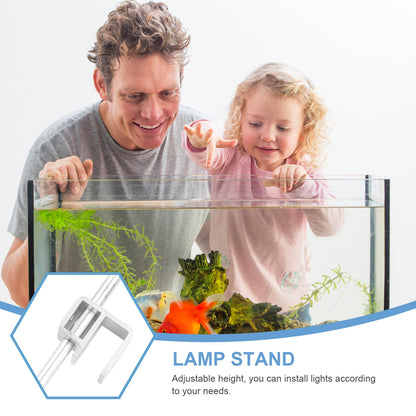 Light Aquarium Fish Tank Rack Stand Bracket Hangingholder Lamp