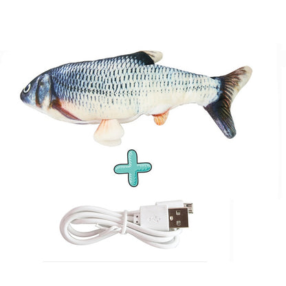 Cat USB Charger Toy Fish