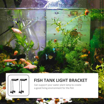2 Pcs Fish Tank Light Bracket LED Stand Aquarium