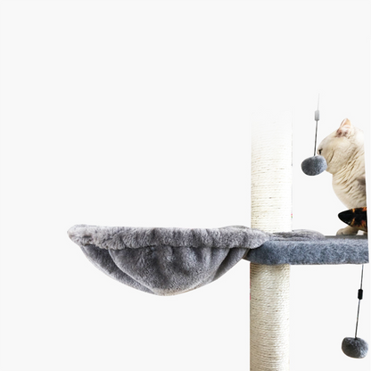 Gray Plush Cat Beds