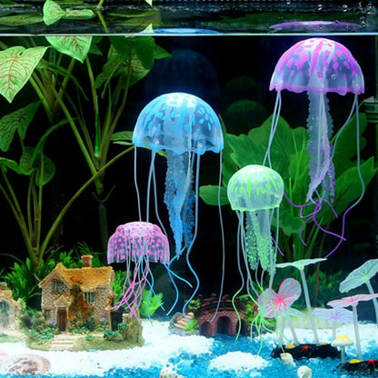 LED Jellyfish Night Light Aquarium Fish Tank