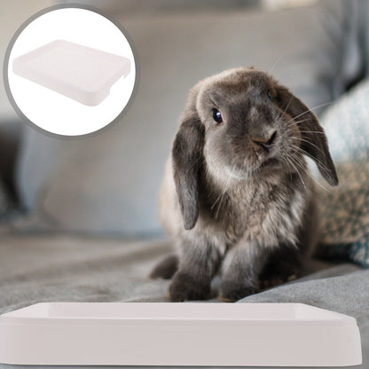 Rabbit Litter Pan Bathtub Trays Tub Litter Box Bunny Tub Accessories Bathtub Hamster Toilet Bedpan Bunny Litter Box