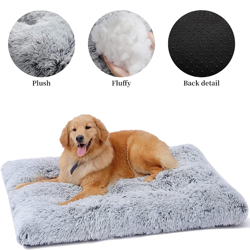 Plus Size Plush Dog Bed Mat