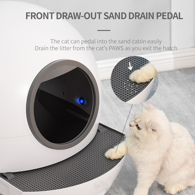 Automatic Smart Cat Litter Box Self-Cleaning Cat
