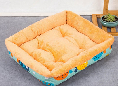 Soft Pet Bed Flannel Thickened Pet Fleece Dog House
