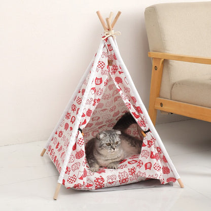Pet Tent House Cat Bed