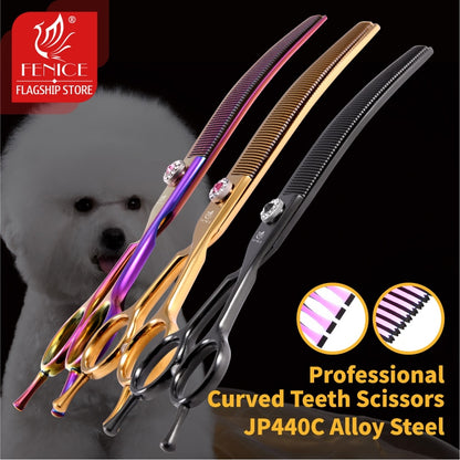 Fenice Professional JP440c 7 inch High quality Pet dog Grooming Scissors