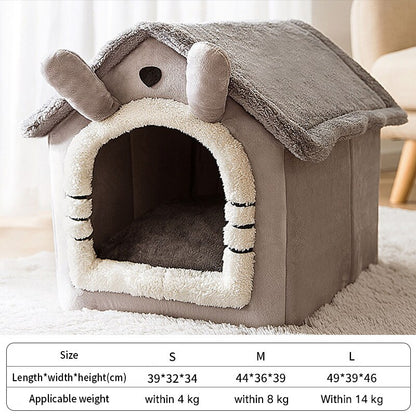 Bed Soft Deep Sleep Dog Winter House